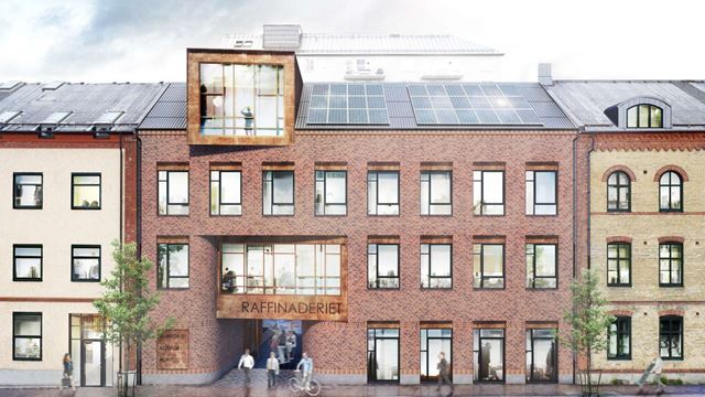 Wihlborgs kontorshus Raffinaderiet - århundradets kontorsmöjlighet i Lund.