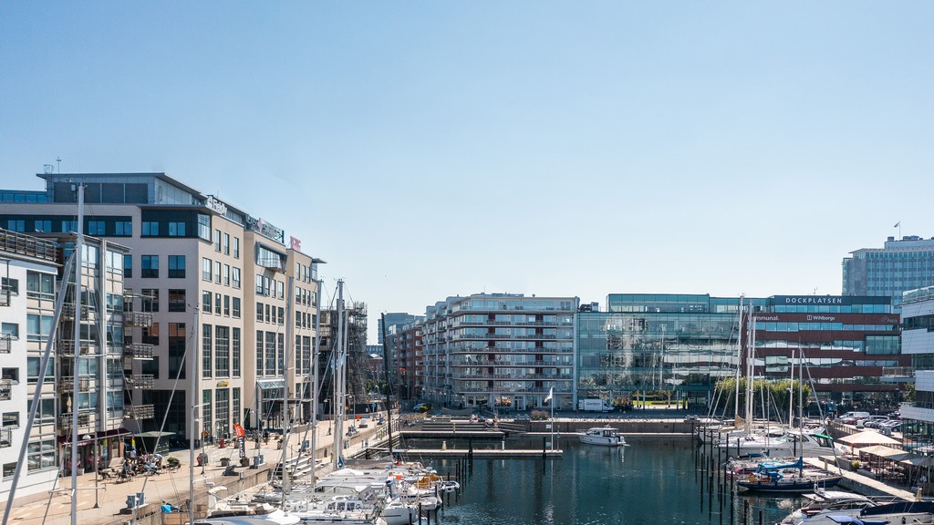 Kontor med havsutsikt