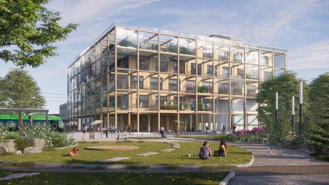 Wihlborgs historia - år 2022 - spadtag för innovationshuset Space i Lund