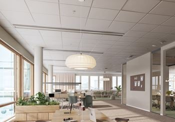 Kontor vid hamnen i Dockan