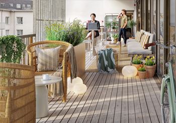 Kontor på stationsnära läge med stora terrasser