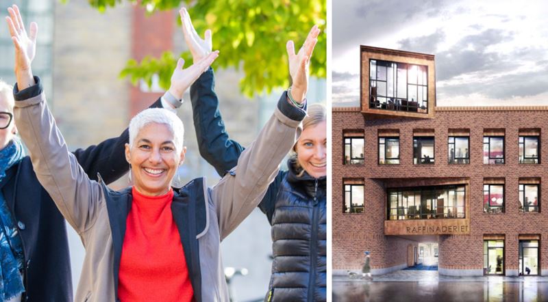 N yoga flyttar in i anrika Raffinaderiet – “en fantastisk byggnad”