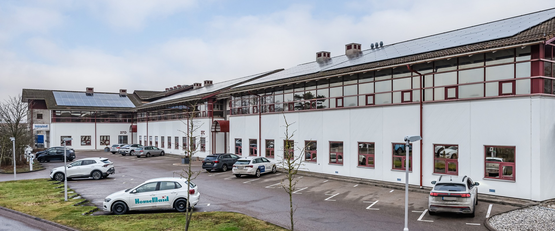 Kontor med lager på Berga