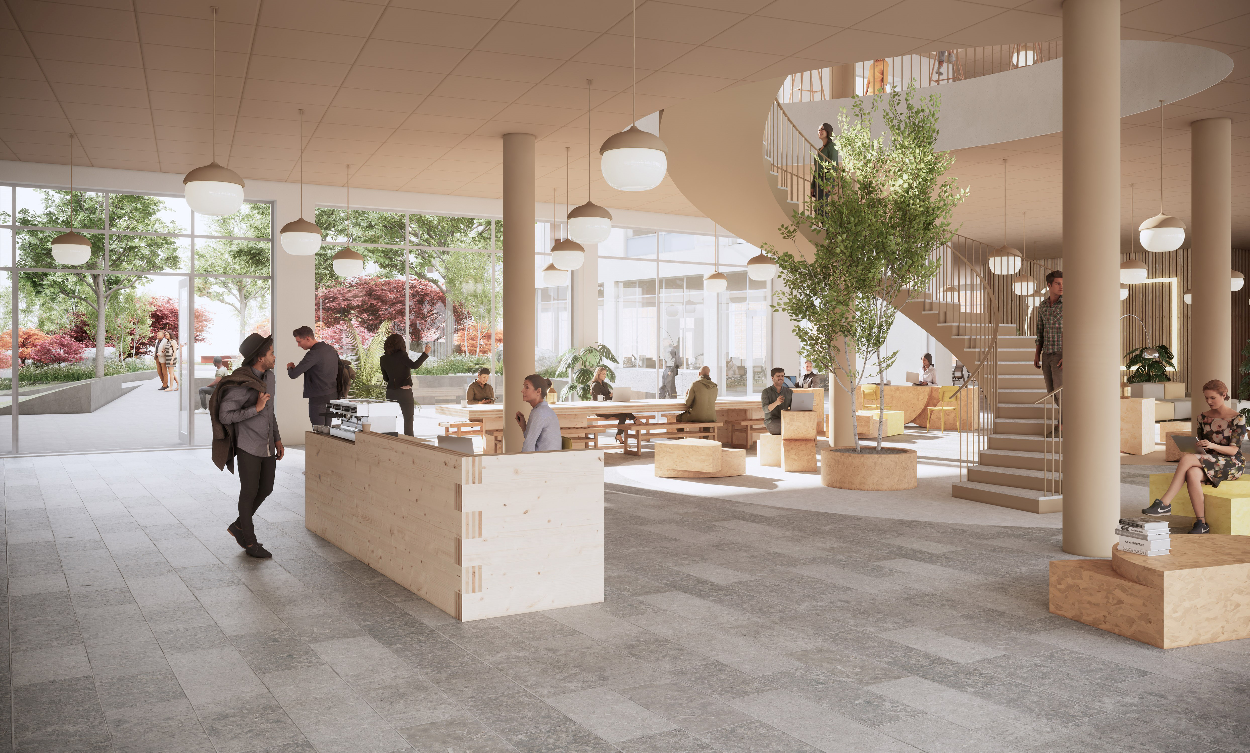 Werket, vid porten till Dockan och Varvstaden