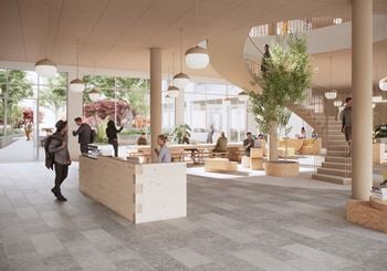 Werket, vid porten till Dockan och Varvstaden