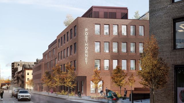 I kvarteret Posthornet har vi startat etapp 2 med ännu ett tillskott av moderna kontorslokaler nära Lunds centralstation.