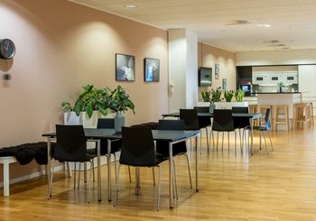 Möblerad arbetsplats i stilfulla Gateway