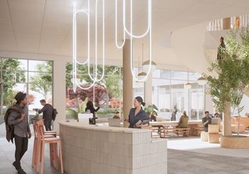 Werket -framtidens kontor vid porten till Dockan