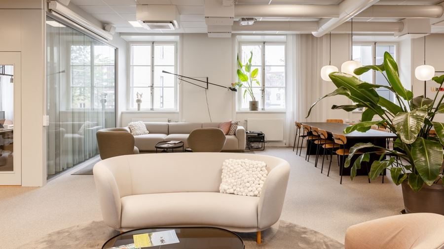 Öppna ytor i kontorsfastigheten Sparven 15