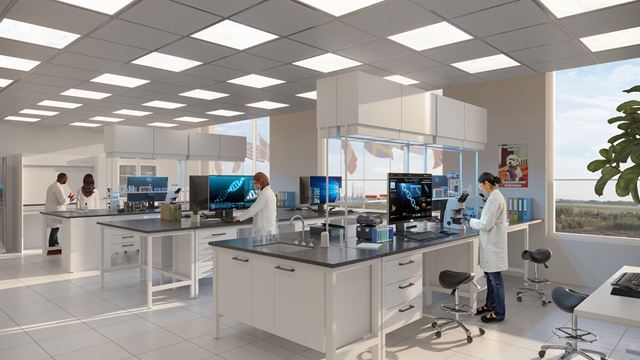 Concept image labratory at Space.