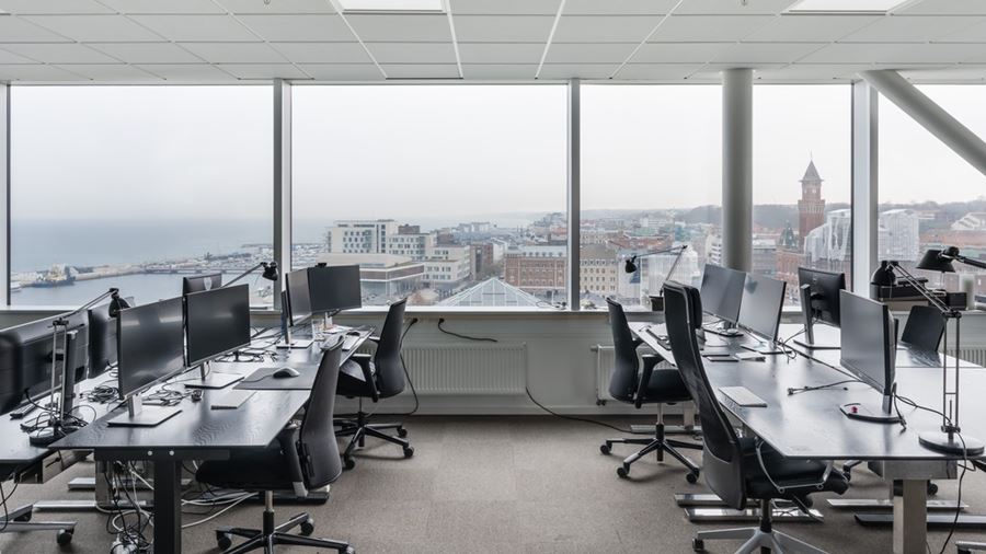 Öppet landskap/stadsvy