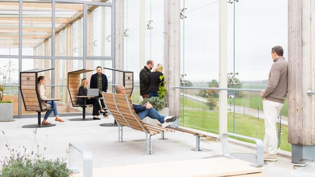 Stunning terrace in the Space building