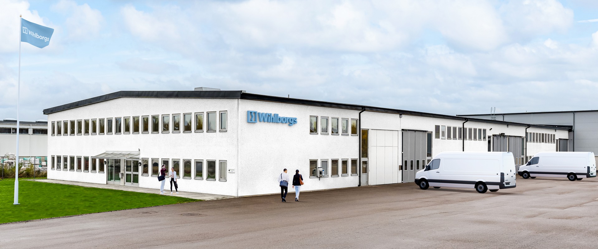 Lager och kontor på Väla Norra