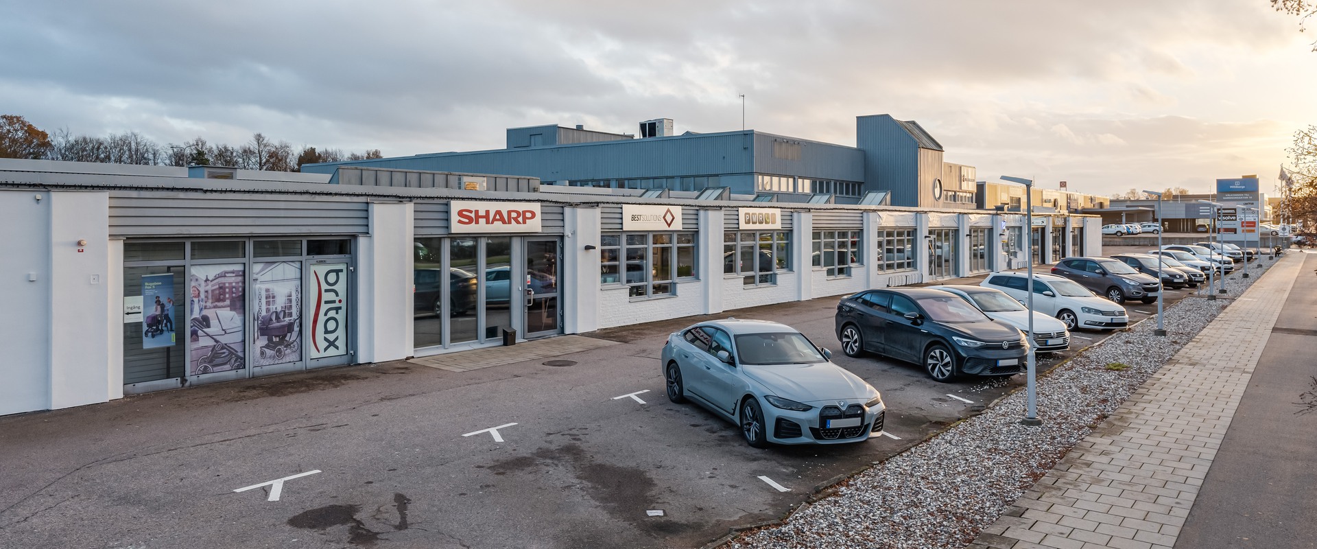 Butikslokal med perfekt läge på Berga