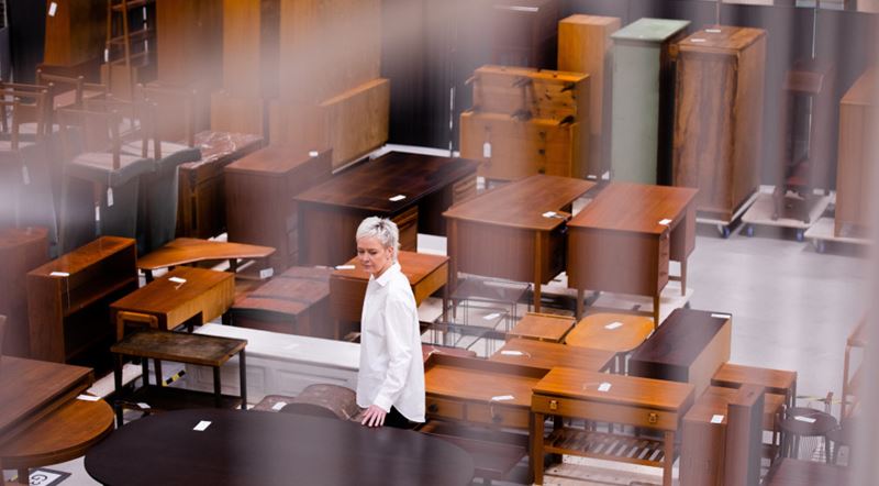 Här flödar föremålen från förr obehindrat