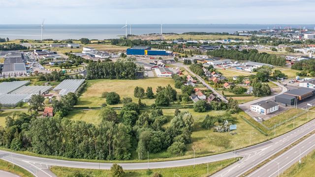 Överblick på mark för ny lokal
