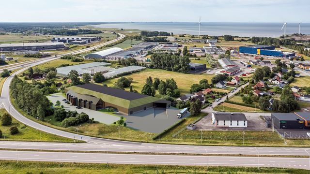 Överblcik till på mark till möjlig fastighet