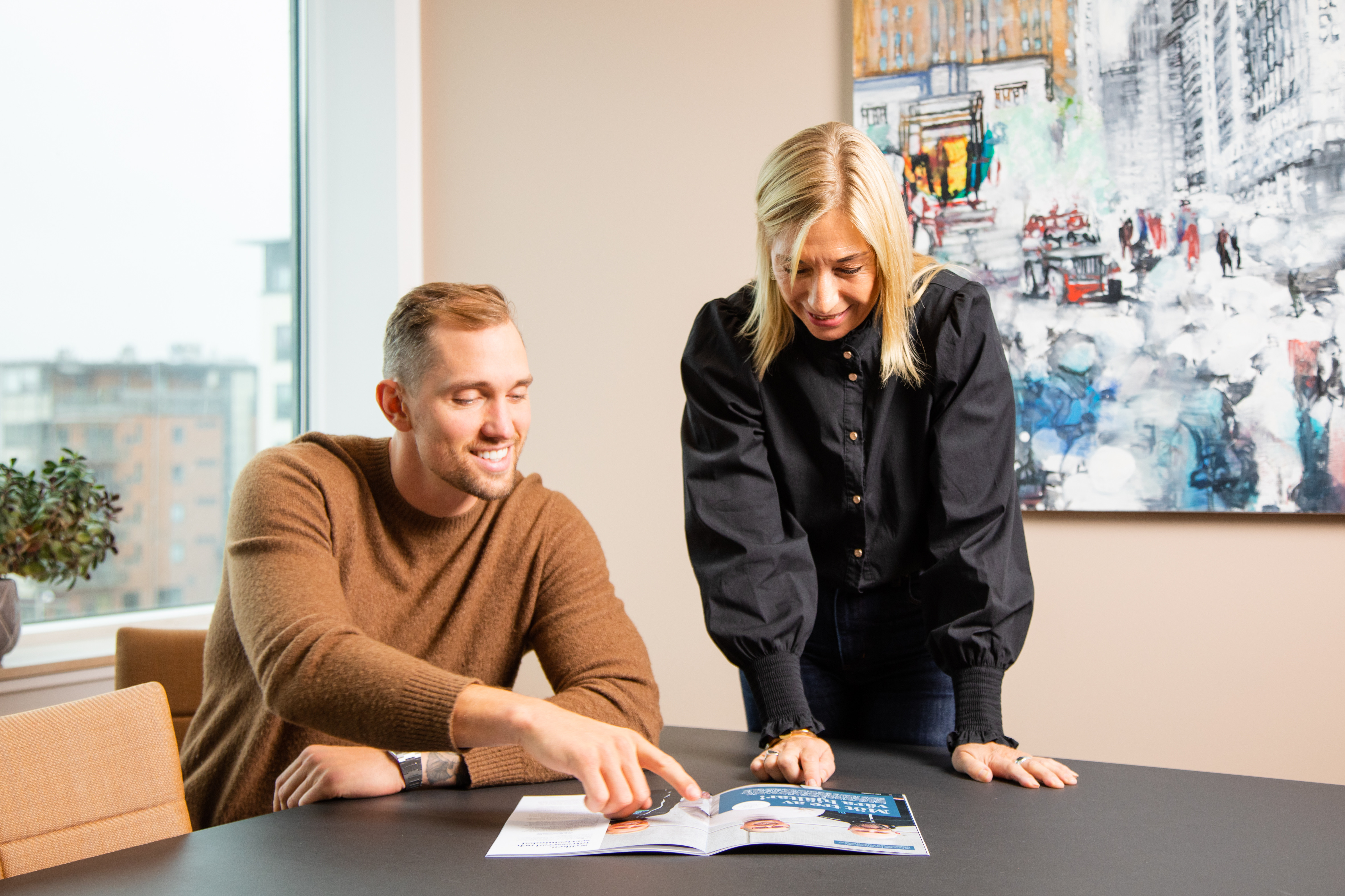 Wihlborg's employees at the office in Malmö