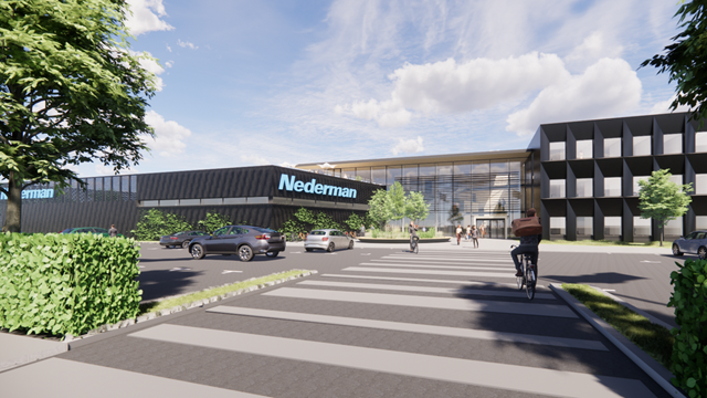 Rausgård 21 blir lager, produktion och kontor till miljöteknikföretaget Nederman. 