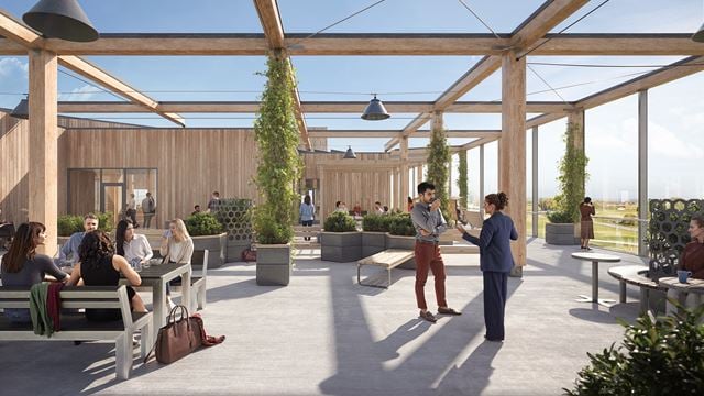 Inne i fastigheten Space