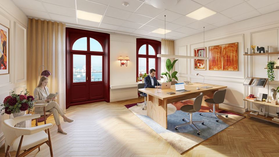 Visionsbild av loungemiljö i Svea
