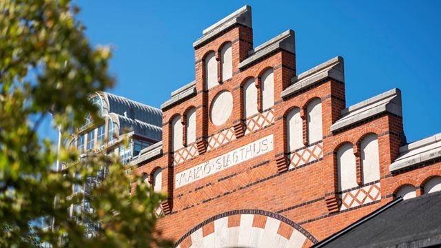 Bild på ytterfasaden på Slagthuset 1