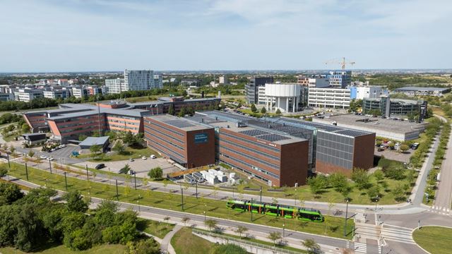 Exteriör bild av fastigheten Bricks, på ideonområdet i Lund.