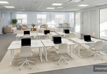 Fräscht kontor på Berga