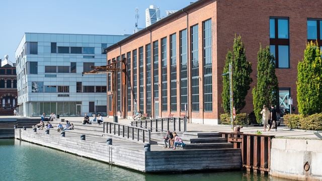 Närhet till vattnet när man arbetar i Dockan