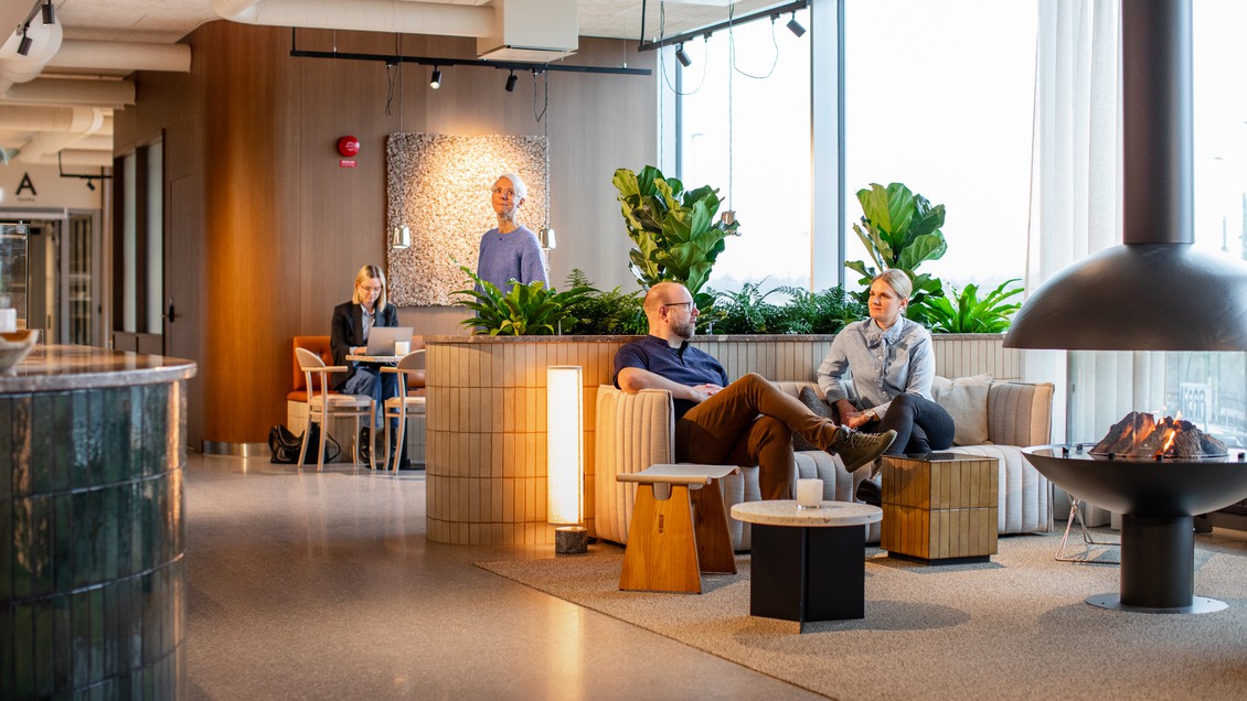 Visualisering av av lobbyn i Vista