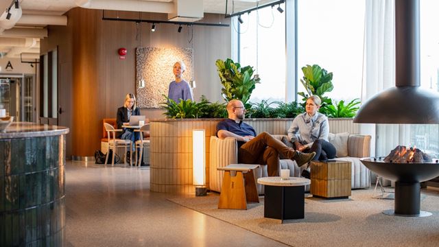 Visualisering av av lobbyn i Vista