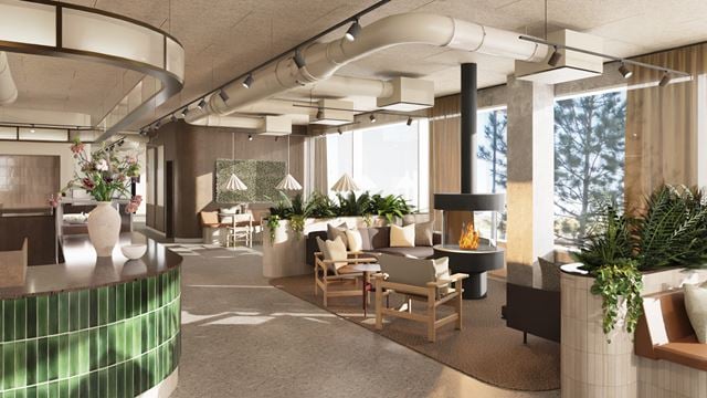 Visualisering av av lobbyn i Vista