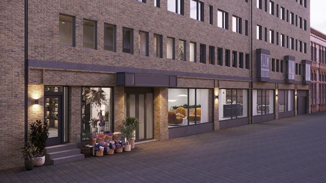 Exteriör av fastigheten Von Conow i Malmö