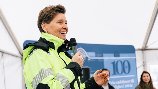 Speech at spadtag, Bilrutan 5, in Landskrona