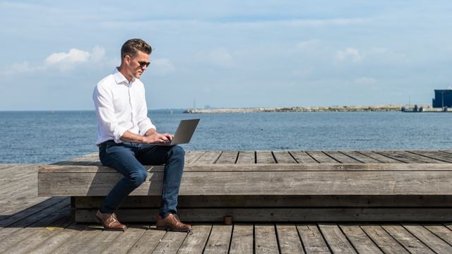 I dockan har du möjlighet att arbeta nära havet