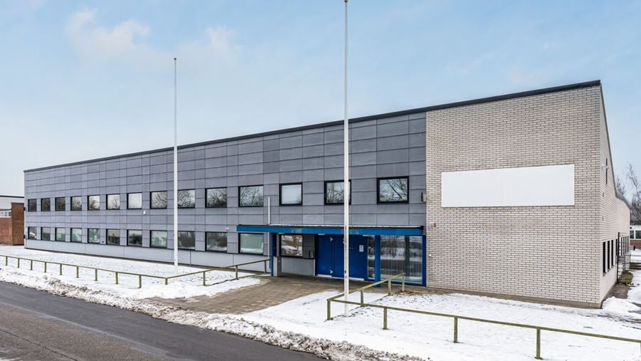 Fastighetens framsida