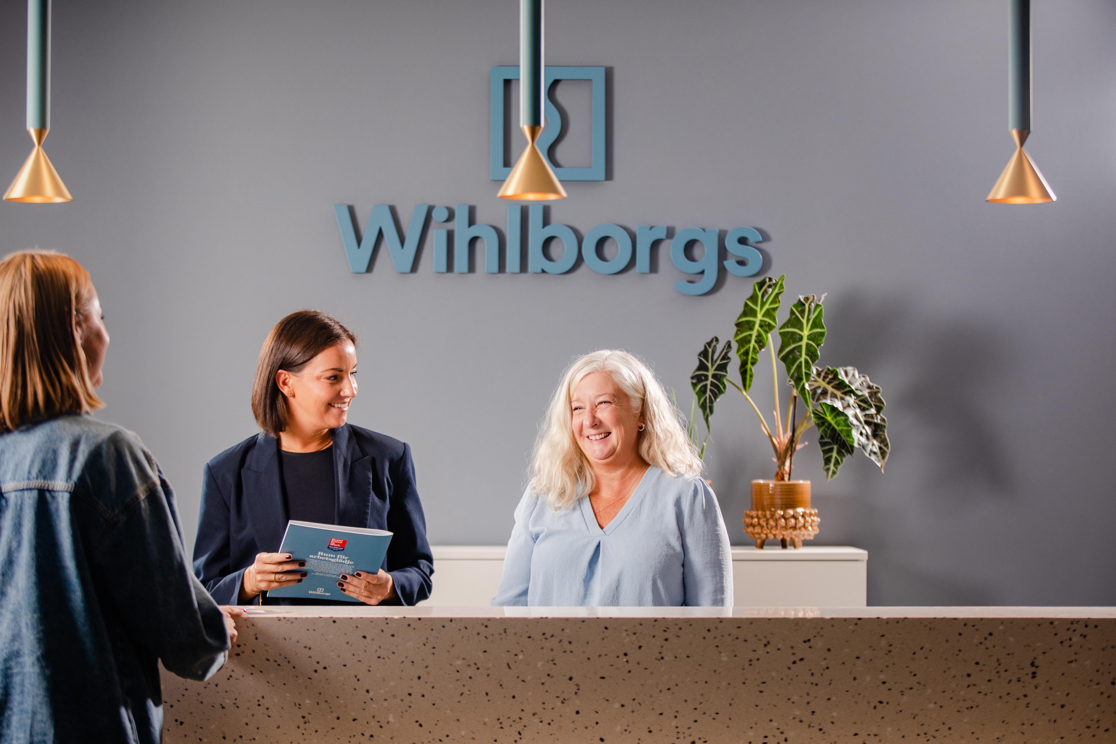 When you step into Wihlborgs, you are greeted by a welcoming reception