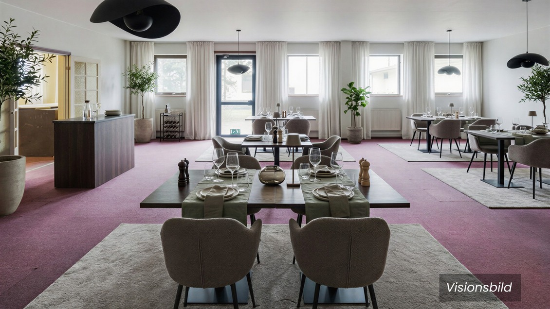 Restaurang på populära Berga