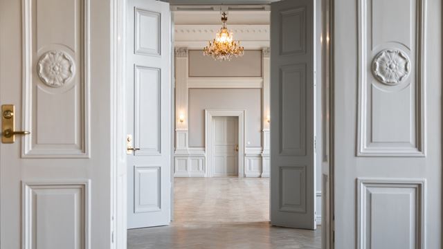 Vackra portar in till Börshuset