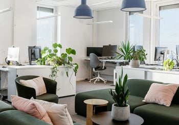 Spektakulär utsikt från plan 15 i Ideon Gateway