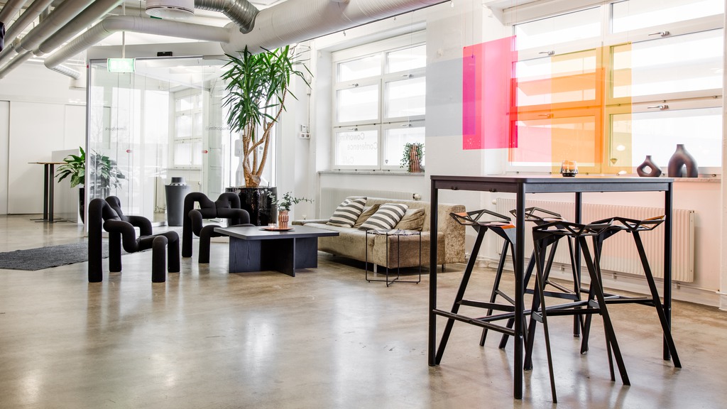 Avslappande miljöer på Fabriken1891 där du kan jobba från soffan 