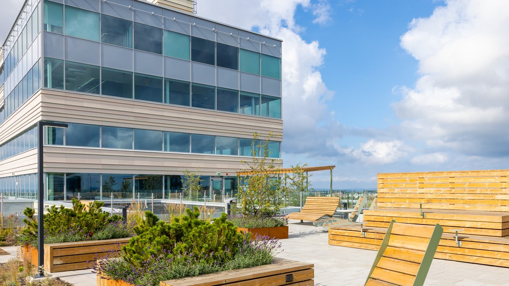 Kontor med panoramautsikt