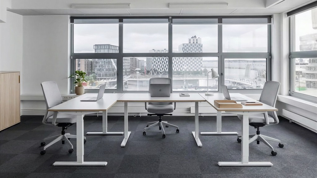 Möjligheternas kontor med härlig utsikt