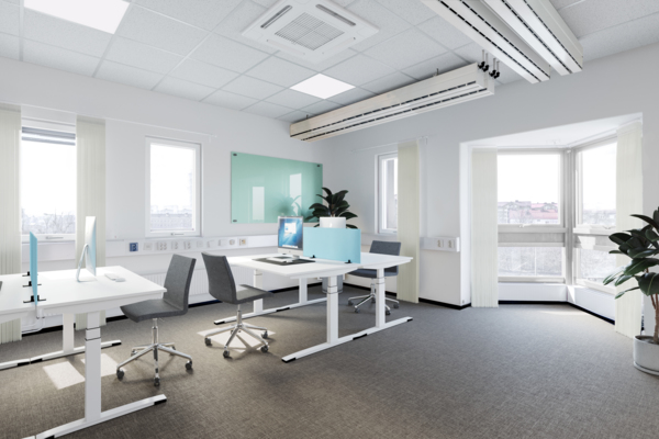 Digital renovering, kontorsrum