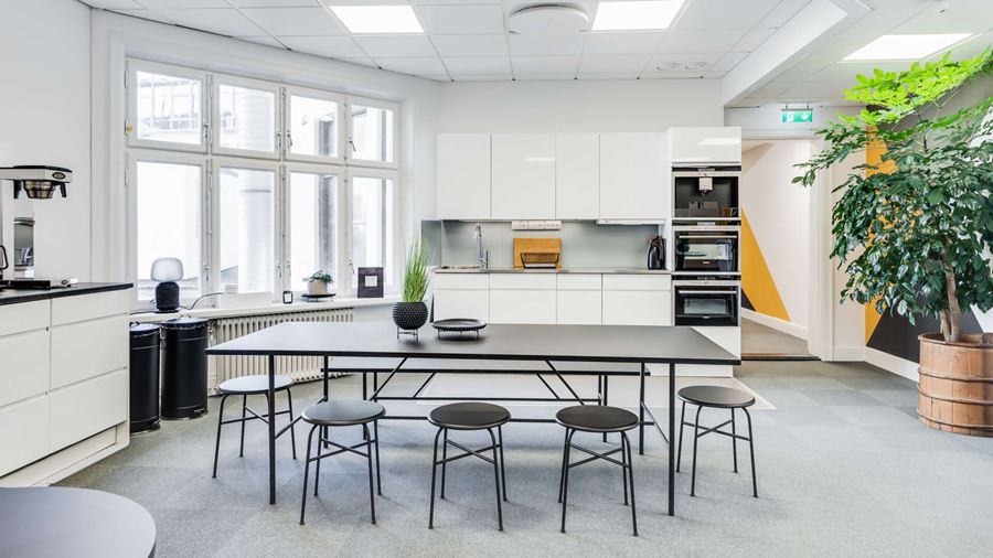 Kök med gott om sittplatser