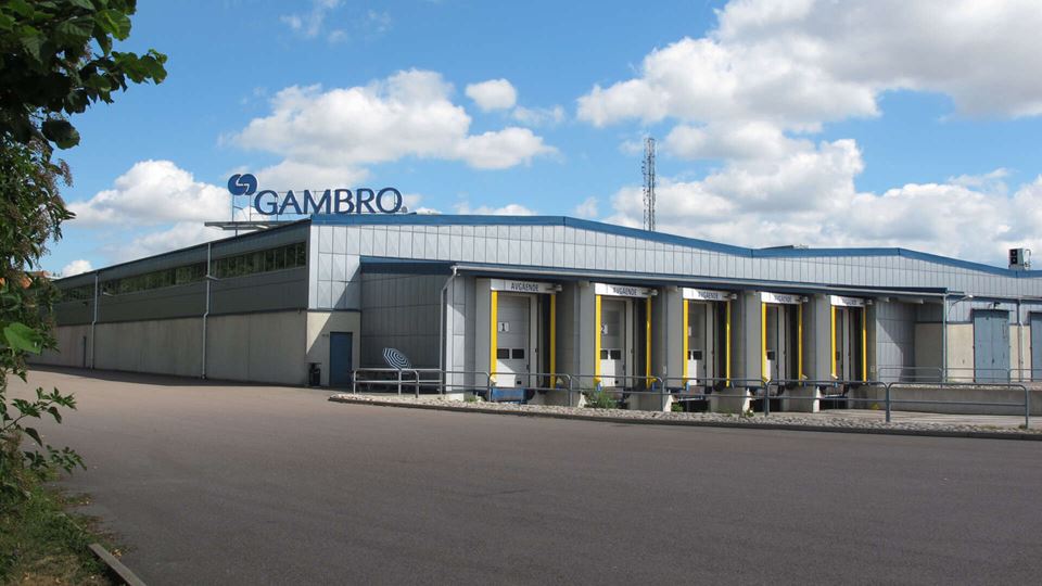 Flintan 3, lagerfastighet på Skiffervägen 24 i Gastelyckan, Lund.