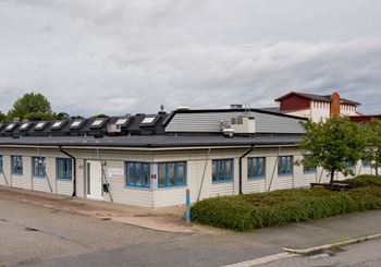 Diabasen 3, fastighet med lokaler för kontor, lager, butik och verkstad på Skiffervägen 30-86 i Gastelyckan, Lund.