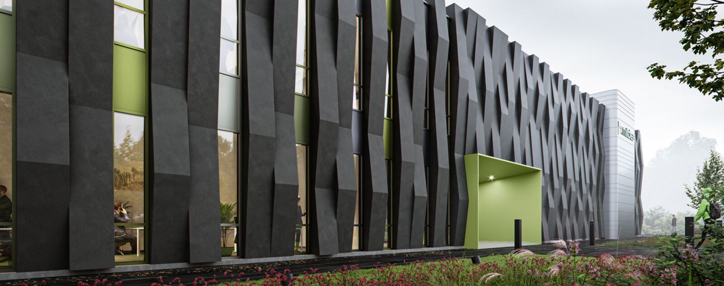 Försvarsbolaget MilDef Group AB har utökat sin verksamhet och byggt nya kontors- och produktionslokaler om en yta på 4 400 kvm på fastigheten Musköten 20 på Berga i Helsingborg.