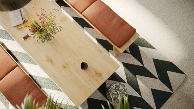 I kontorshuset Kvartetten ges det gott om utrymme för möten och umgänge