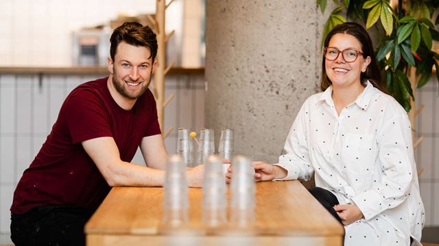 Erik Andersson Mohlin och Ellinor Lindblom Mohlin som idag driver restaurangen SPILL både i Dockan och Hyllie.